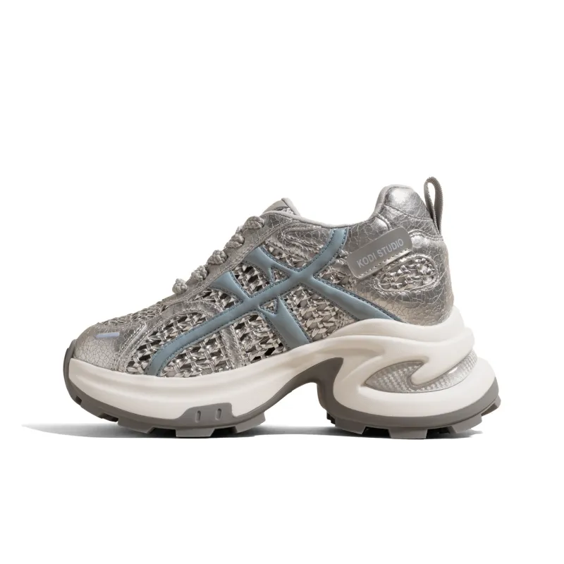 KODI Height Increasing Slip Resistant Low Top Chunky Sneakers Women's-10