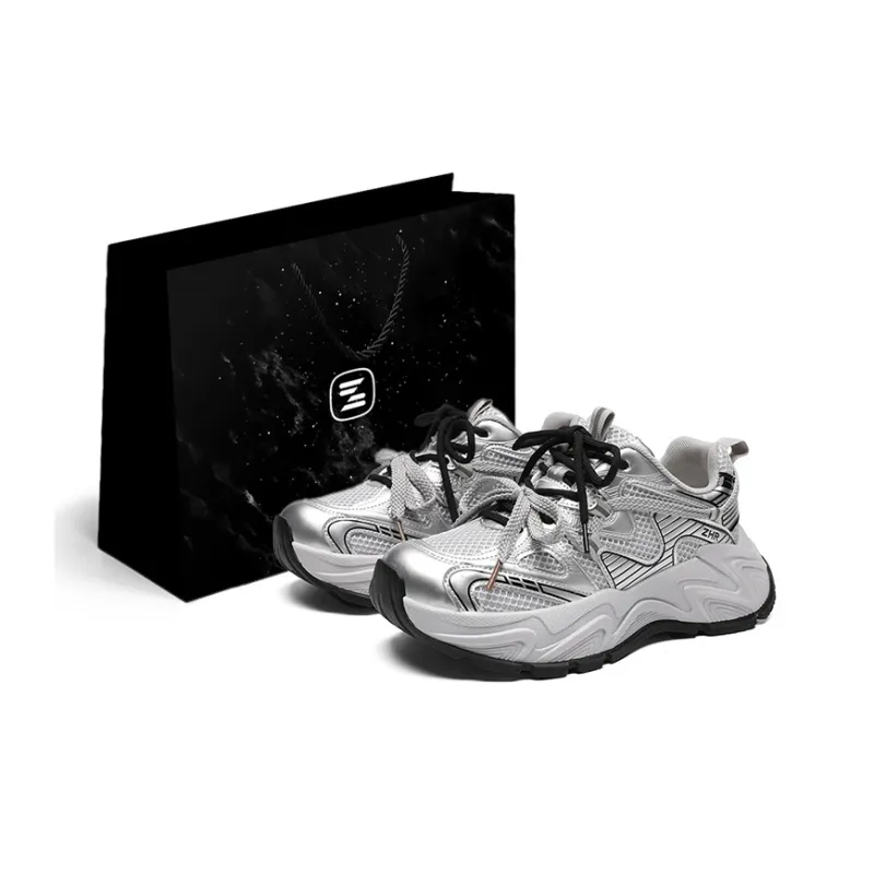 ZHR Whale Shoes Breathable Low Top Chunky Sneakers Women's-1