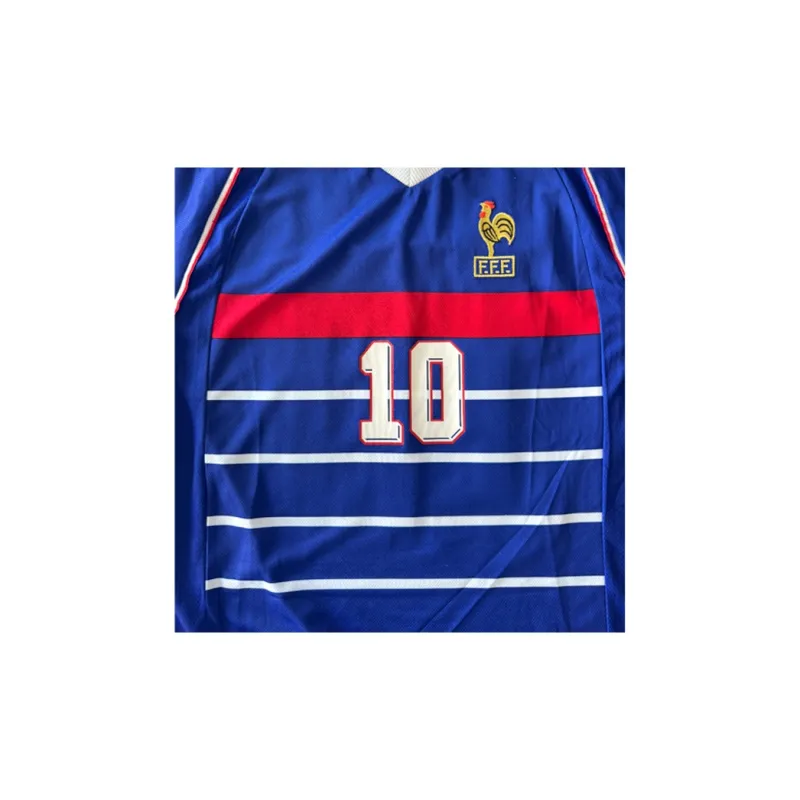 Three For French Team Jersey Deluxe Framing, Outer Frame Approx. 65x85cm Fanatics Beckett Dual Certification Unisex-3