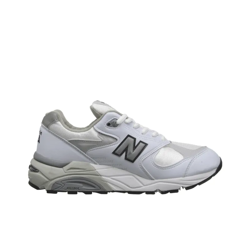 New Balance Anti Slip Wear Resistant Low Top Running Shoes Women's White Gray-1