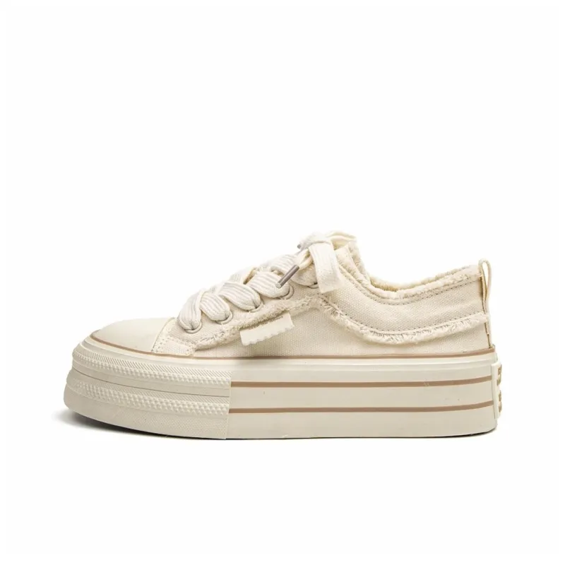POEM KOEL Height Increasing Abrasion Resistant Breathable Slip Resistant Low Top Skateboard Shoes Women's-9