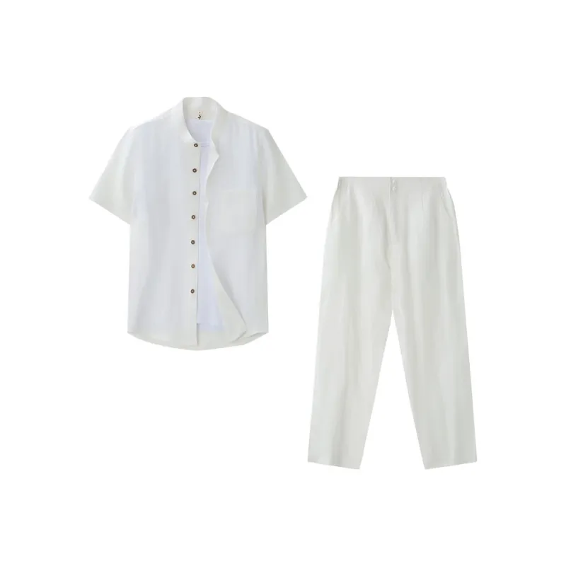 XUANSHENG Shirt Matching Set Men's-8