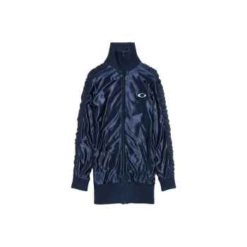 Balenciaga FW25 Long Sleeved Dress Slim Fit Women's Marine Blue