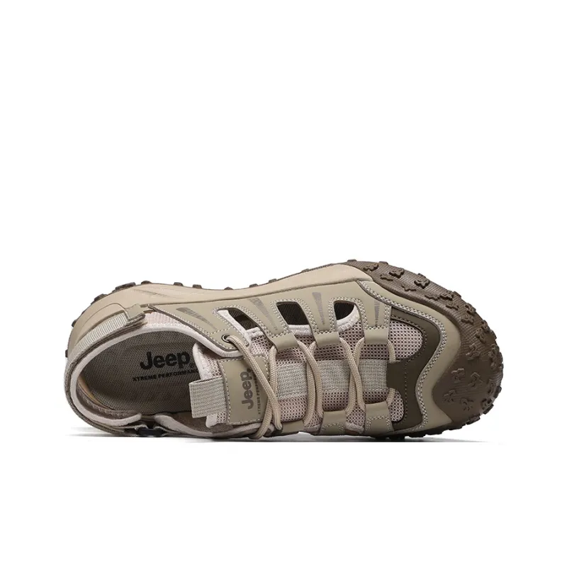 Jeep Slip Resistant River Trekking Shoes Men's Black-3