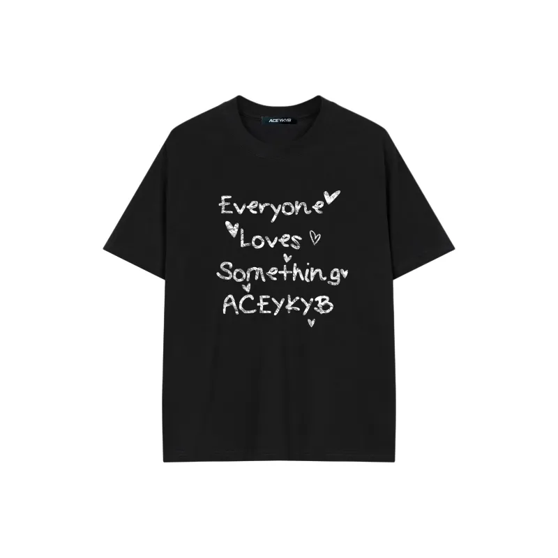 YK&YB T Shirts Unisex Black-0