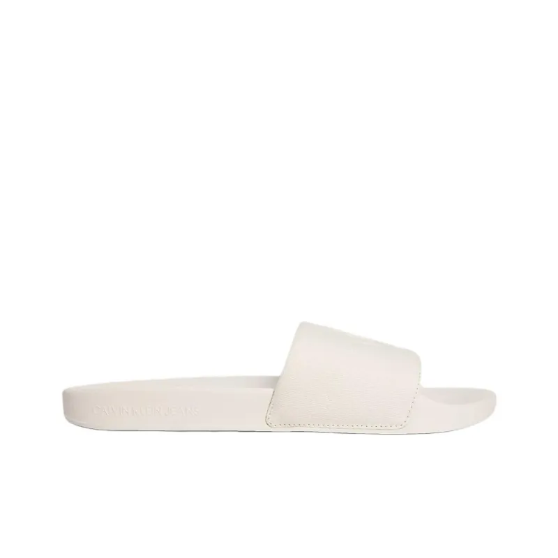 CKJ CALVIN KLEIN JEANS Slide Slippers Men's White-1