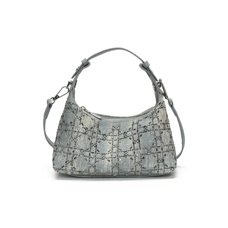 Morellybear PU Crossbody Handbag Women's Blue-0