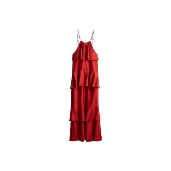 H&M Slip Dresses Women's Red