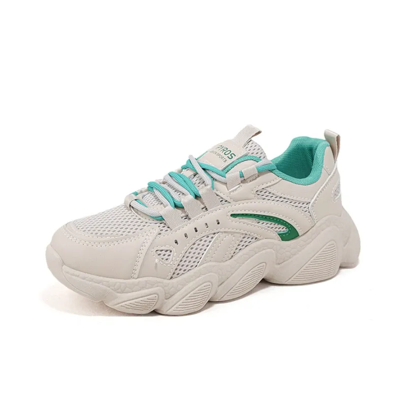 Gai Renpu Slip Resistant, Abrasion Resistant, Breathable Low Top Chunky Sneakers Women's-4