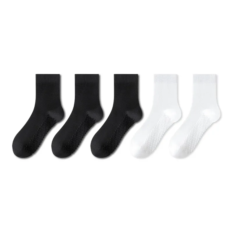 LUOLIAN Mid Calf Socks Men's 5 Pack-1