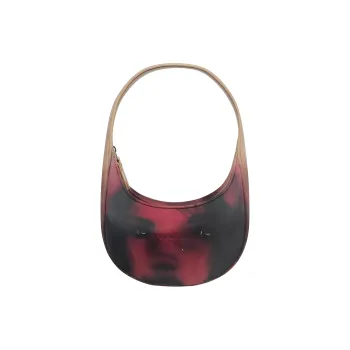 Mowalola Pure Vegan Leather Handbag Women's Black & Pink