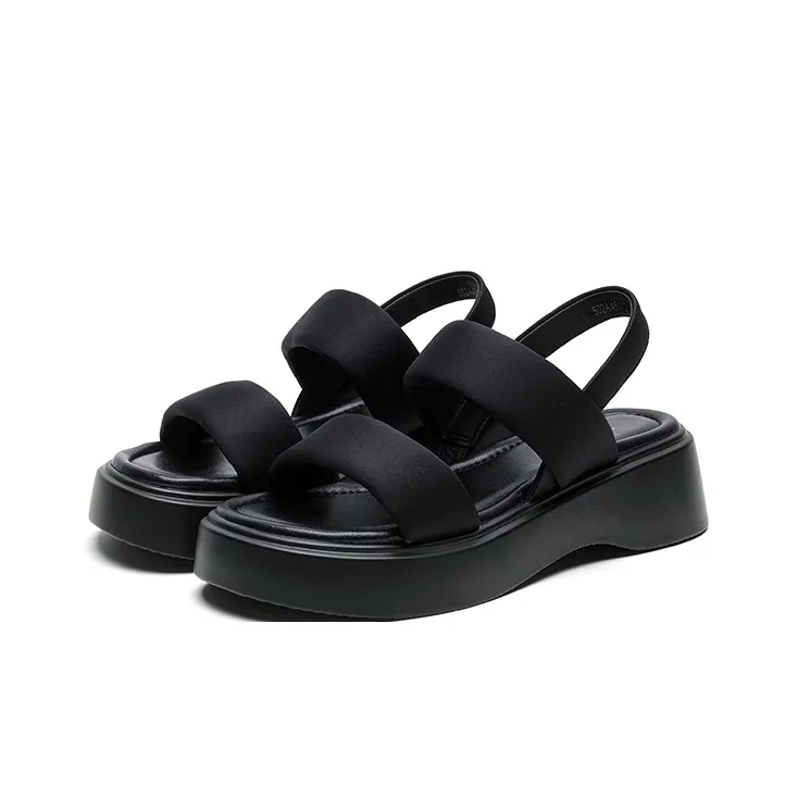 JOSINY Beach Sandals Women's Black-2