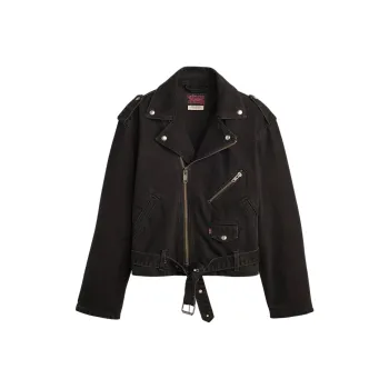 Levis Denim Jackets Unisex Black