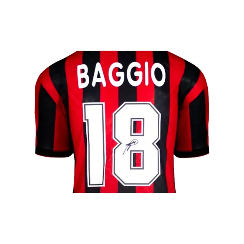 Three For AC Milan Team Jersey Icons Certificate, Deluxe Mounting, Outer Frame Approx. 65x85cm Unisex-2