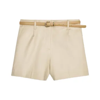 ZARA Casual Shorts Women's Light Camel