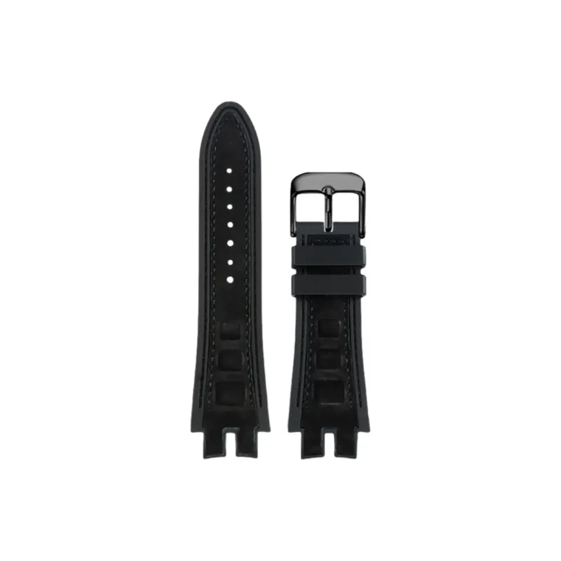 Craftsman Roger Dubuis Compatibility Watch Band Cow Leather, Silicone Material-8