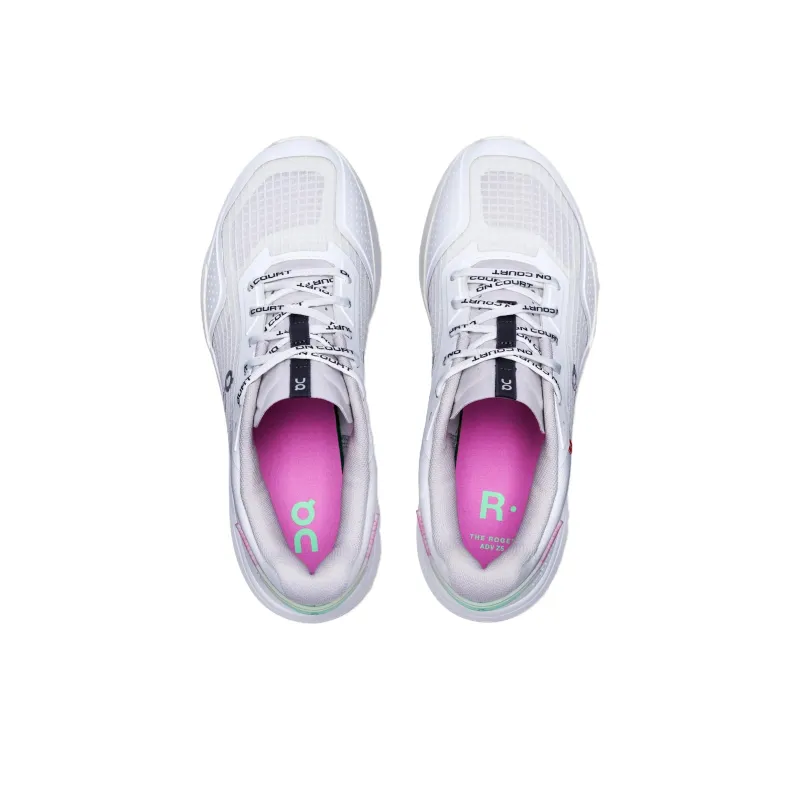 On Anti Slip Wear Resistant Low Top Tennis Shoes Women's White-3