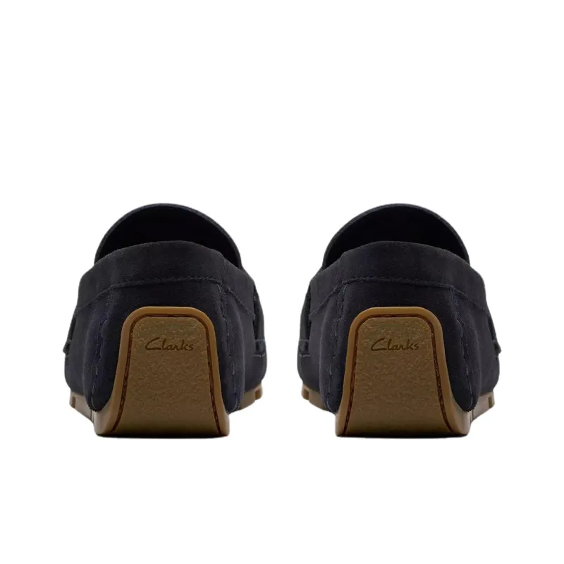 Clarks Corsley Bar Loafers Men's Marine Blue-4