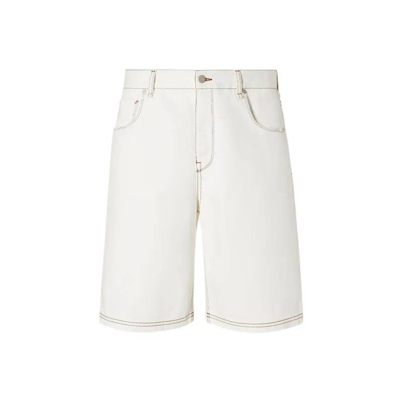 FENDI SS25 Denim Shorts Men's White-0
