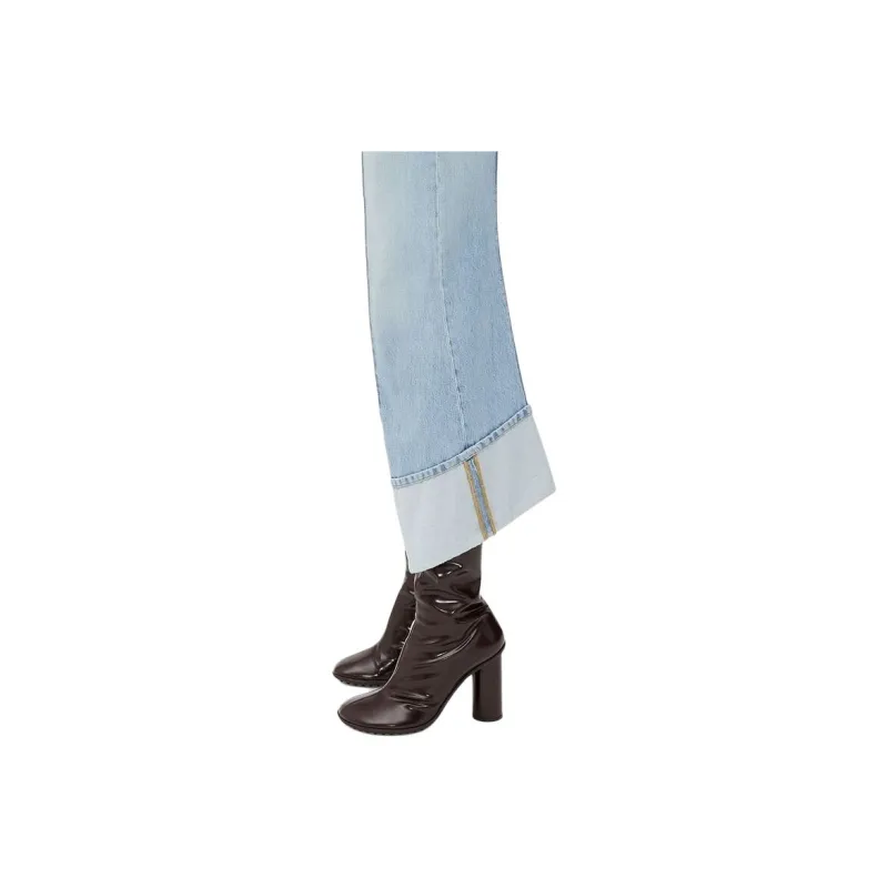 Bottega Veneta Turn-Up Hem Denim Jeans-4