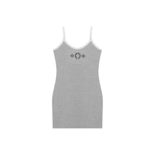 Chrome Hearts Slip Dress Women's Gray