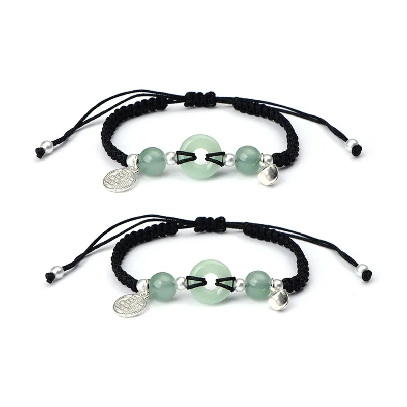 MIDNIGHT MOMENT Colored Glaze Rope Bracelets Unisex-6