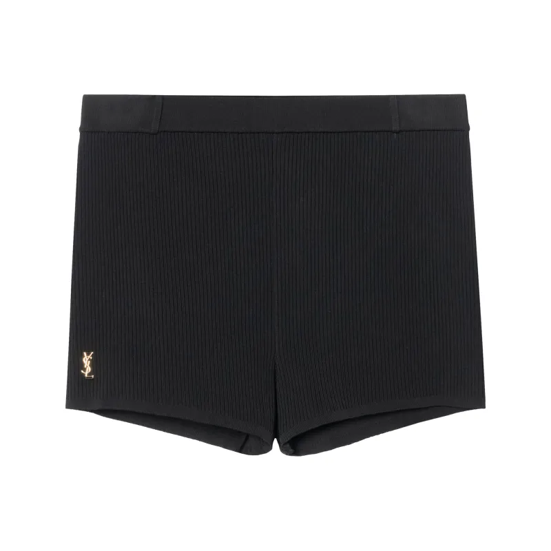 SAINT LAURENT SS23 Casual Shorts Men's Black-0
