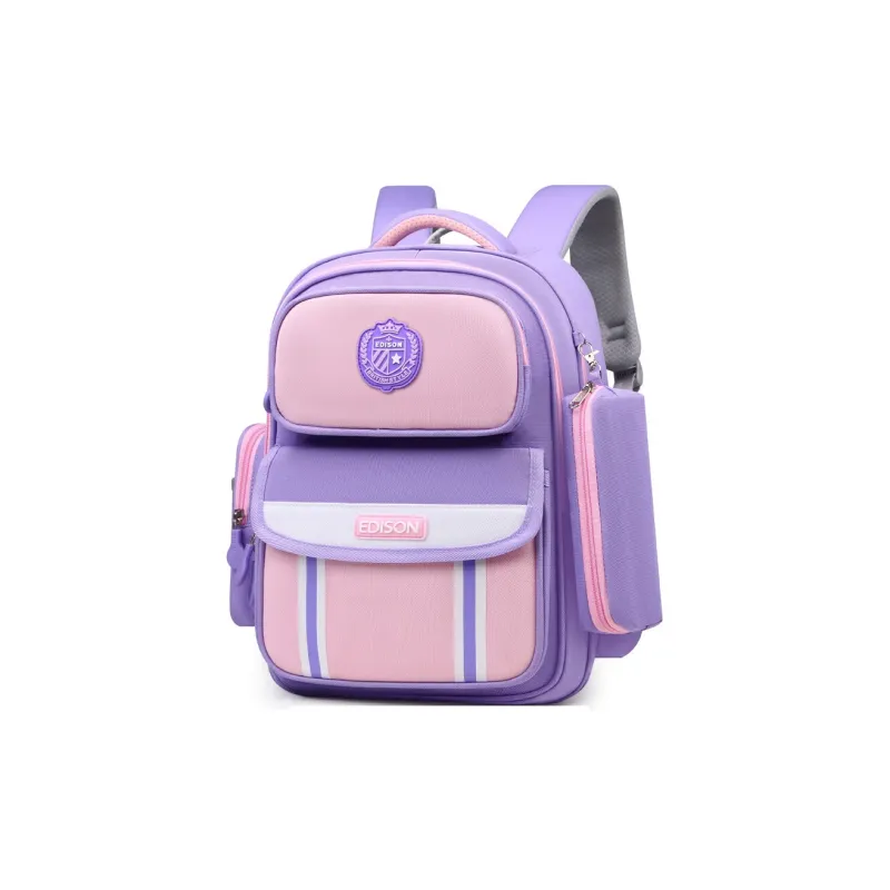 EDISON Repellent Oxford Cloth Backpack Student Backpack Kids' Royal Blue/Sky Blue/Pink/Purple-13