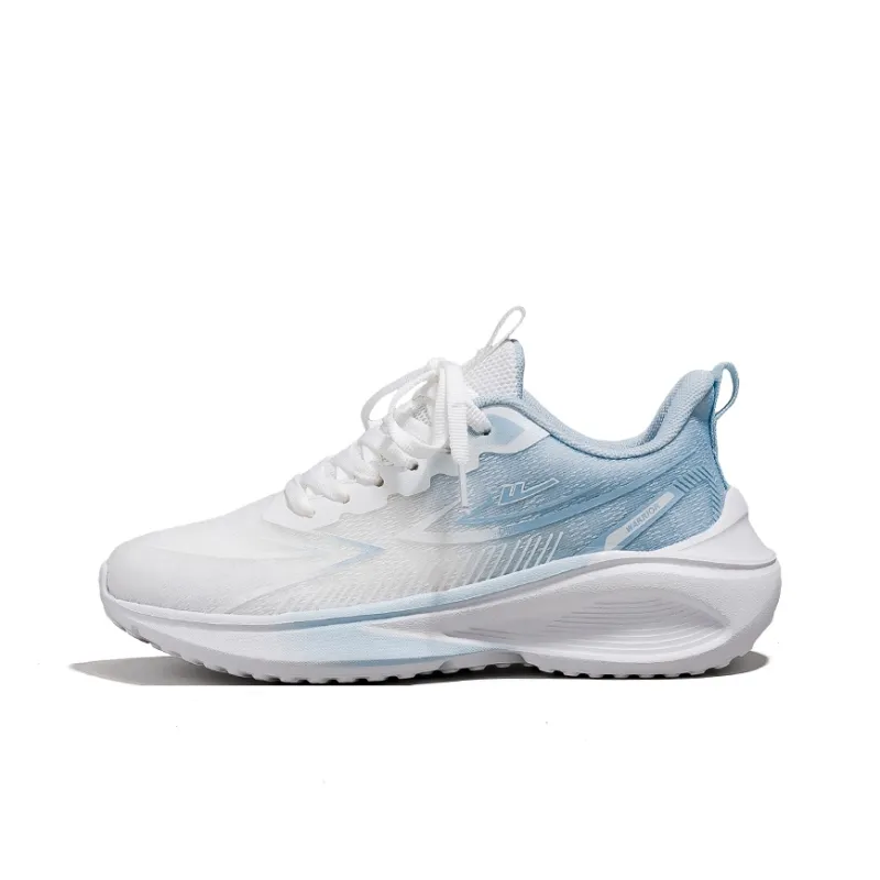 Warrior Low Top Running Shoes Women's White Blue-1