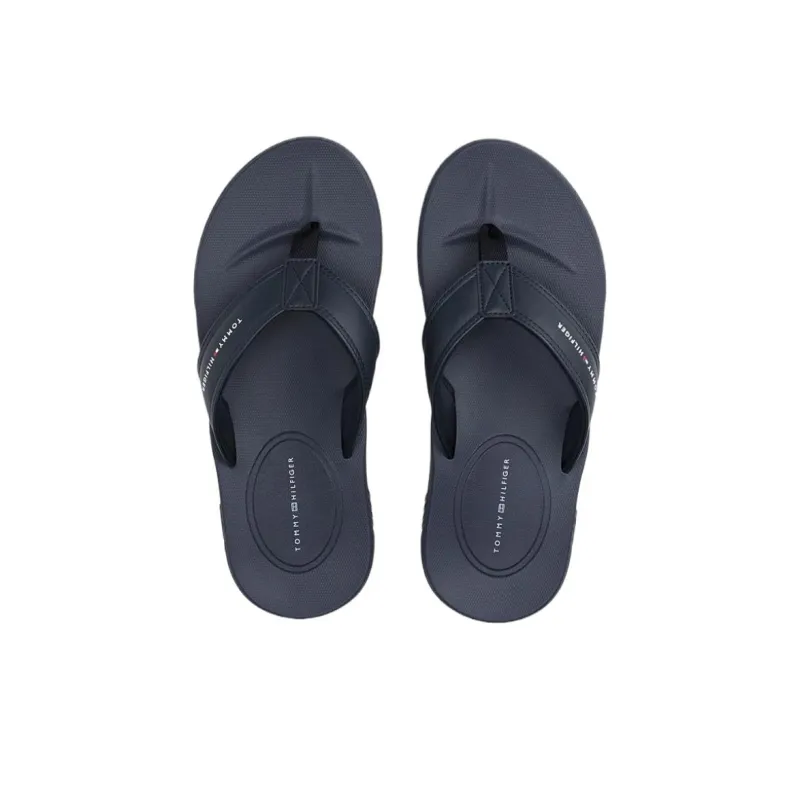 Tommy Hilfiger Abrasion Resistant Flip Flops Men's Marine Blue-3