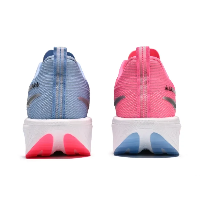 LEBUZHE Low Top Running Shoes Unisex Lime Cherry Blossom Mismatched-11
