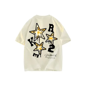 A02 T Shirts Unisex Light Beige Apricot