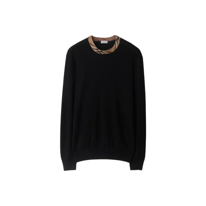Burberry Sweaters Men Black-0