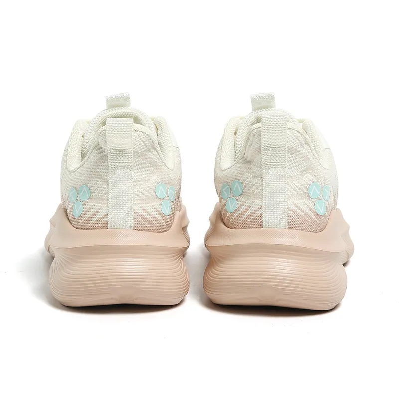 FOREVER 21 Height Increasing Physical Fitness Test & Exam Sprint And Long Distance Running Shoes Women's White Pink-4