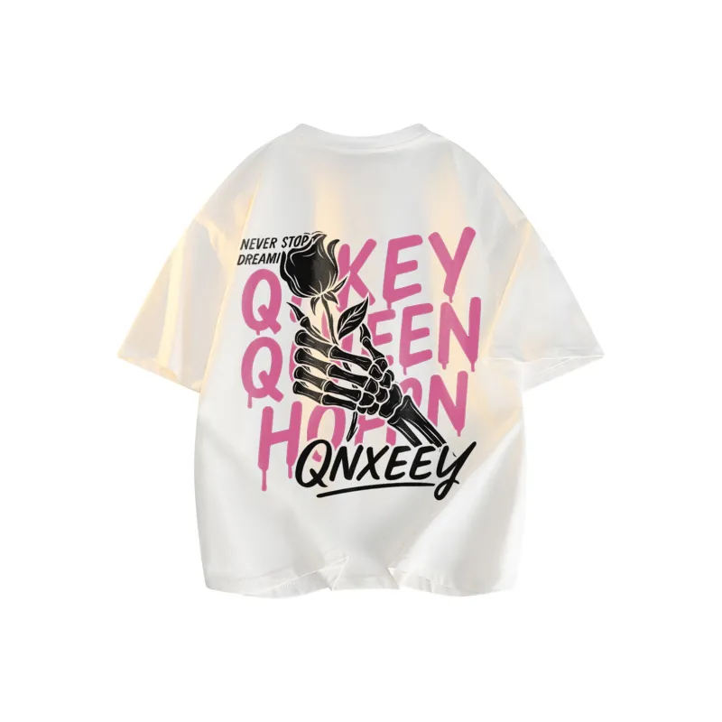 Qnxeey T Shirts Unisex-5
