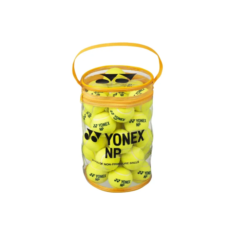 YONEX Tennis Balls Rubber, Wool Training Ball Yellow-0