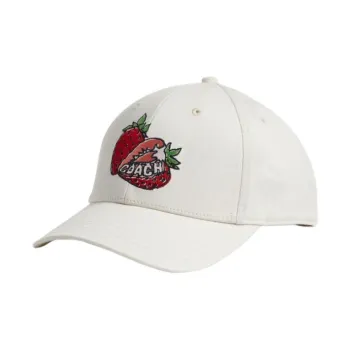 COACH 100% Cotton Baseball Caps Unisex White
