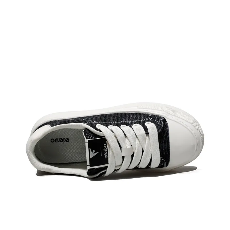 EDENBO Low Top Skateboard Shoes Men's Black-3