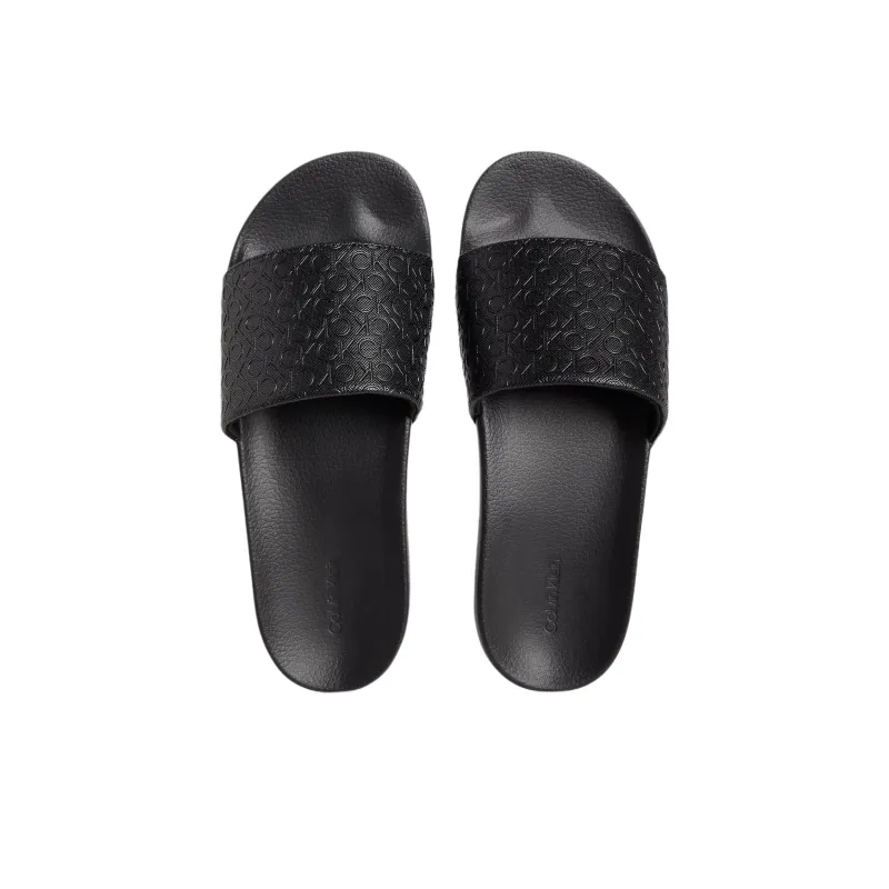 CALVIN KLEIN Slide Slippers Men's Black-3