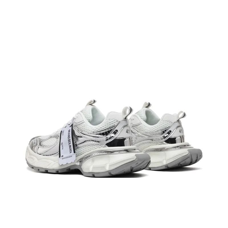 BEILIANYA Cushioning, Slip Resistant, Abrasion Resistant, Lightweight, Height Increasing Low Top Chunky Sneakers Unisex-4