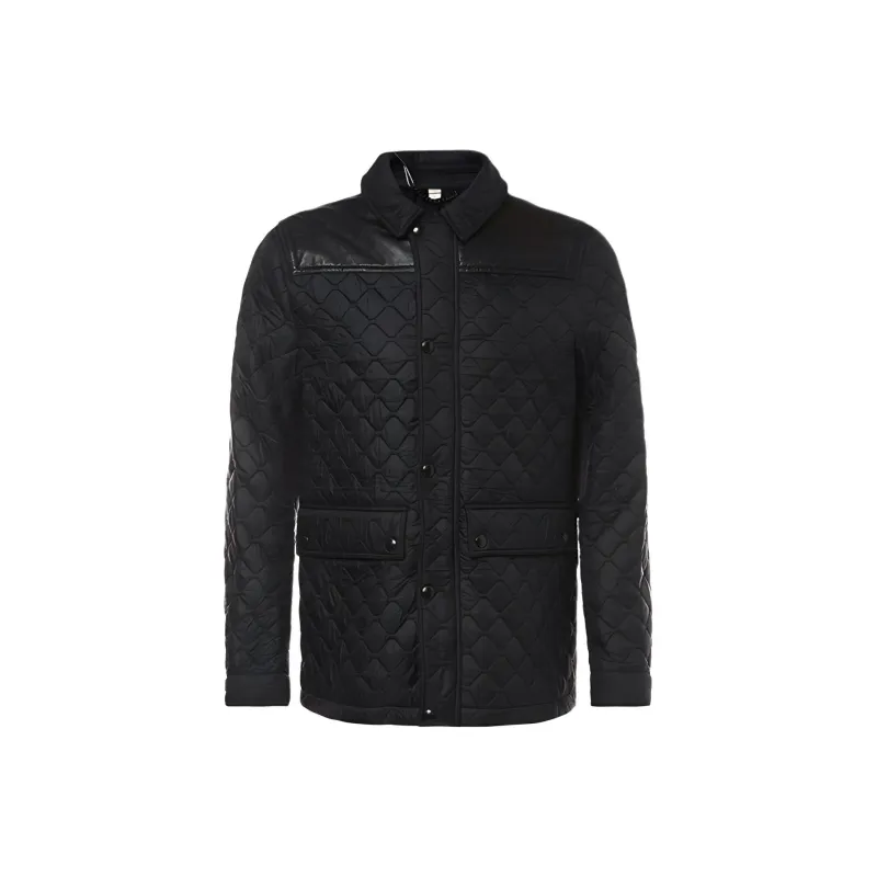 Burberry Jackets Coats Men's Black-0