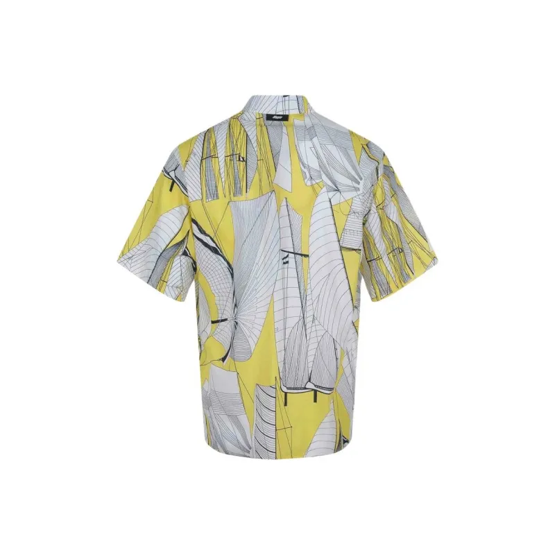 MSGM Graphic Printed Short Sleeved Shirt-1