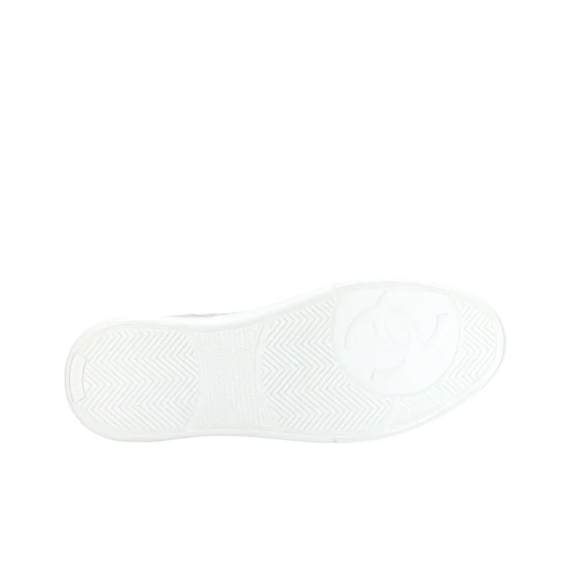 CHANEL Skateboard Shoes Women's Silver-4