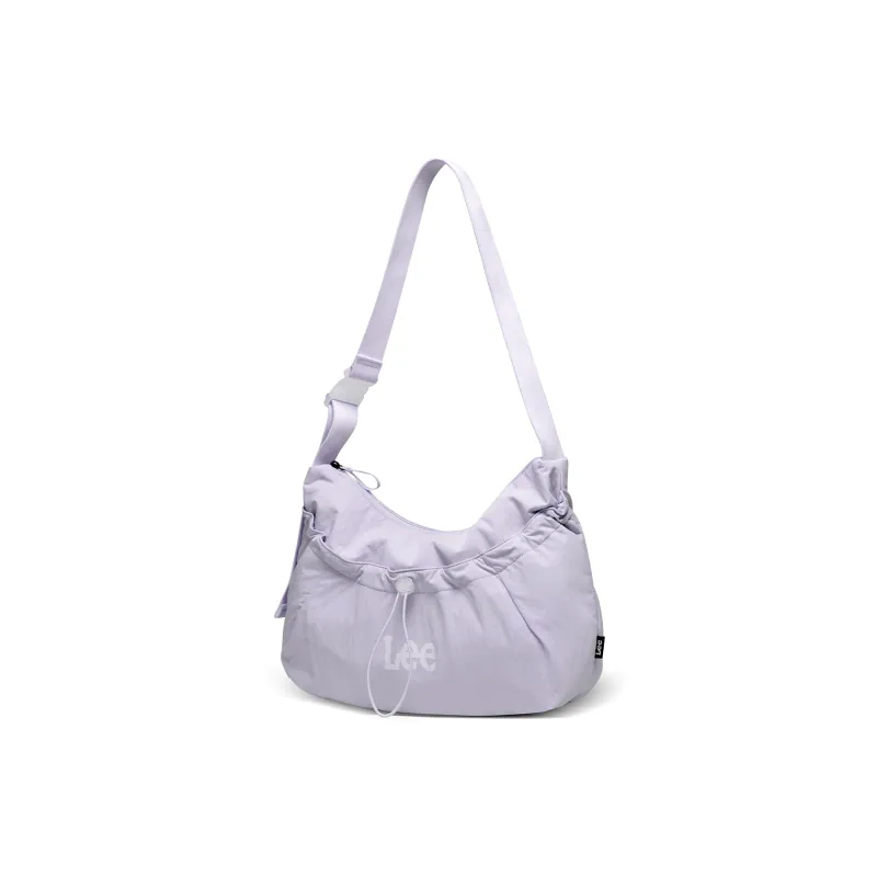Lee Fabric Shoulder Bag, Crossbody Bag Women's Cream White/Gray Green/Black-6