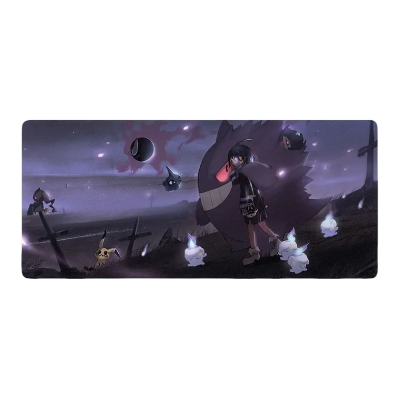 DANYIN Extra Large Gengar Anime Computer Desk Pad Desktop Men's Dormitory Table Mat Computer Mat Mouse Pads-45