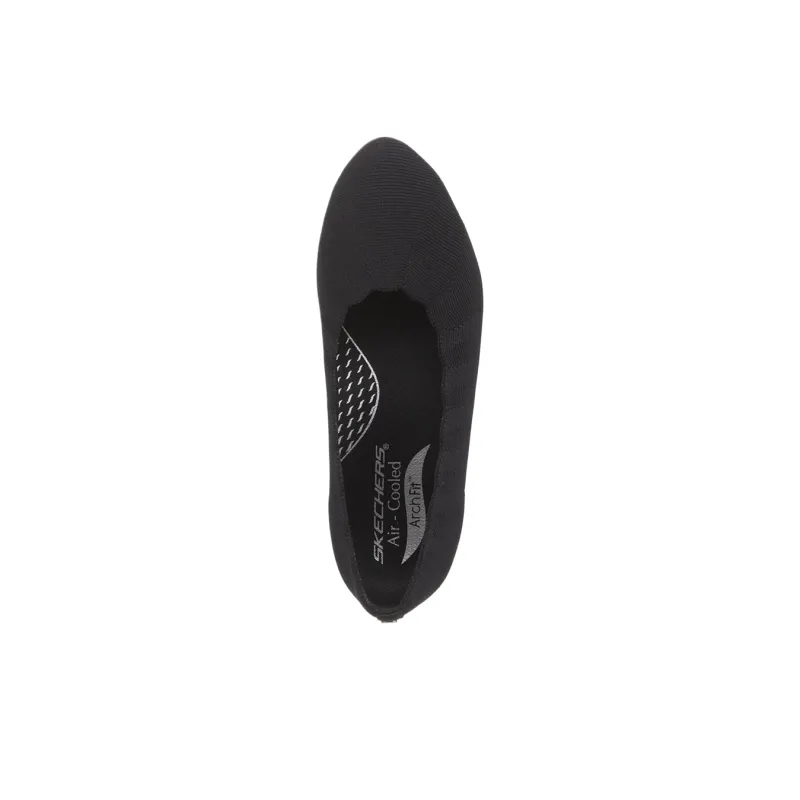 Skechers ARCH FIT CLEO Low Top Casual Shoes Women's Black-3