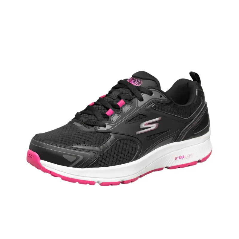 Skechers Go Run Consistent Low Top Running Shoes Women's Black-2