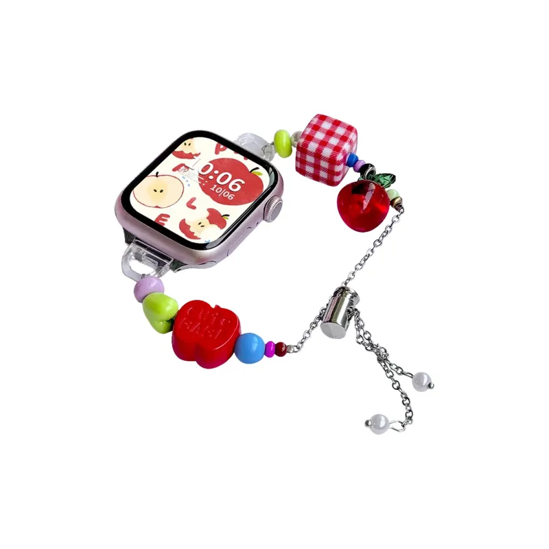 Miss Wrist Xiaomi Red Beige Compatibility Watch Band 130 180mm Metal-0