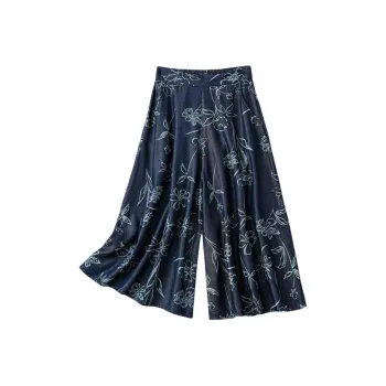 CHABER 2025 Summer Ankle Length Pants Loose Fit Women's