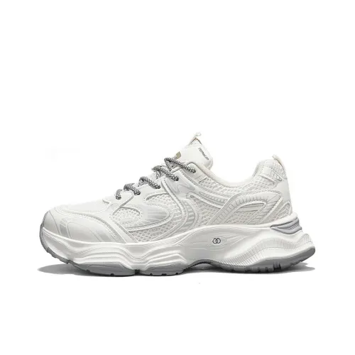 TROADLOP Slip Resistant, Breathable, Height Increasing Low Top Chunky Sneakers Men's